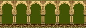 أروال مصليات لفرش المساجد الحرم  لون أخضر - 137673