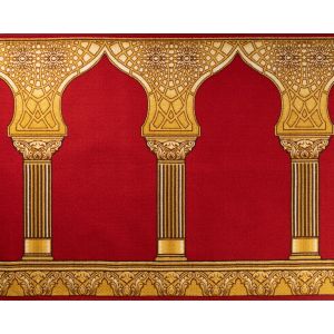 أروال مصليات لفرش المساجد زمزم لون أحمر - 155883