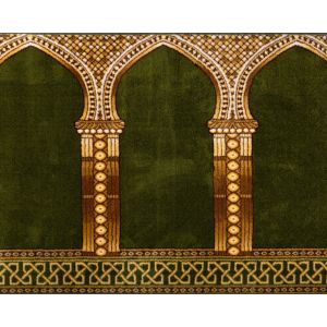 أروال مصليات لفرش المساجد الطائف لون أخضر - 134157