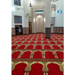 Prayer Wall To Wall for mosque brushes, Alharam Color Red - 137673